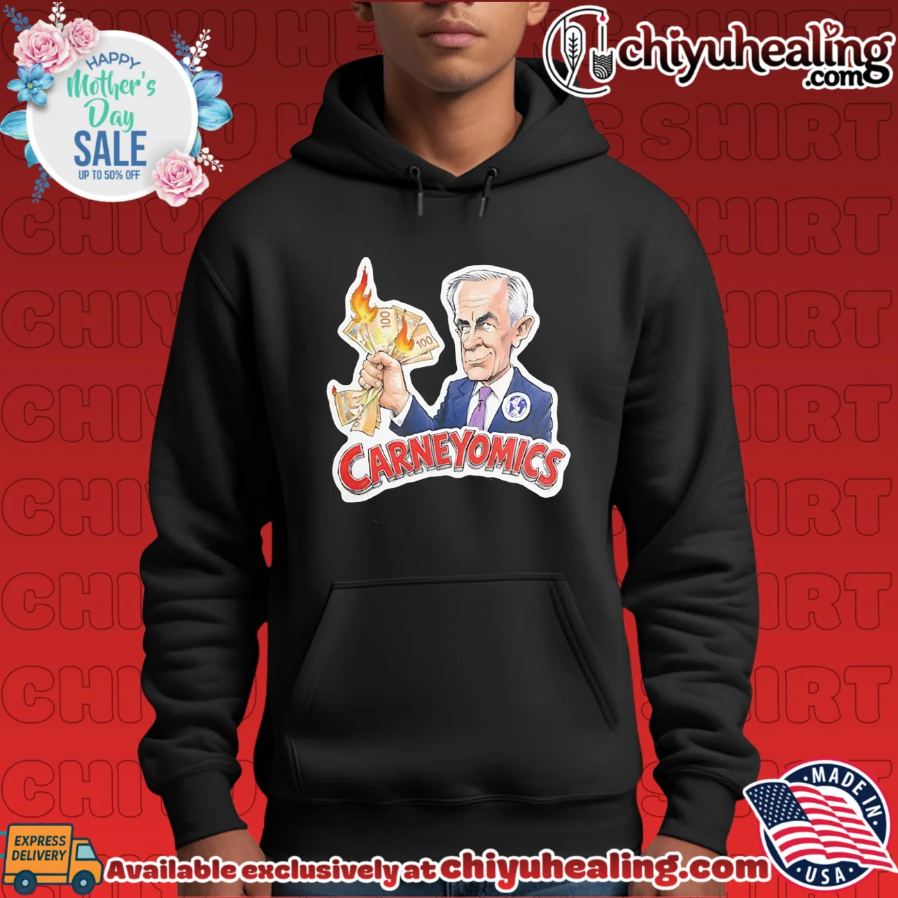 Carneyomics Mark Carney Burning Canadian Money shirt & hoodie Carneyomics Mark Carney Burning Canadian Money shirt & hoodie