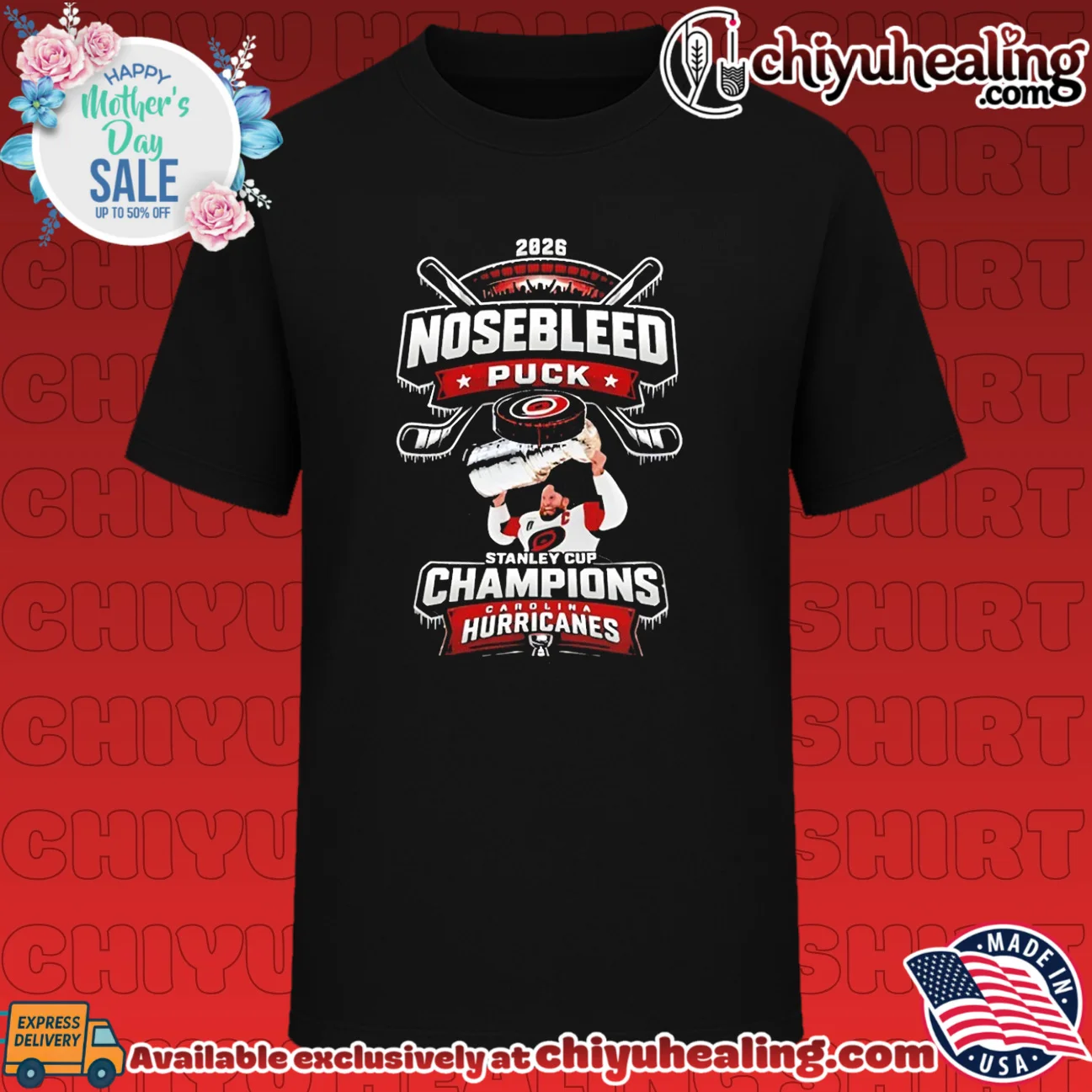 Carolina Hurricanes 2026 Nosebleed Puck Stanley Cup Champions