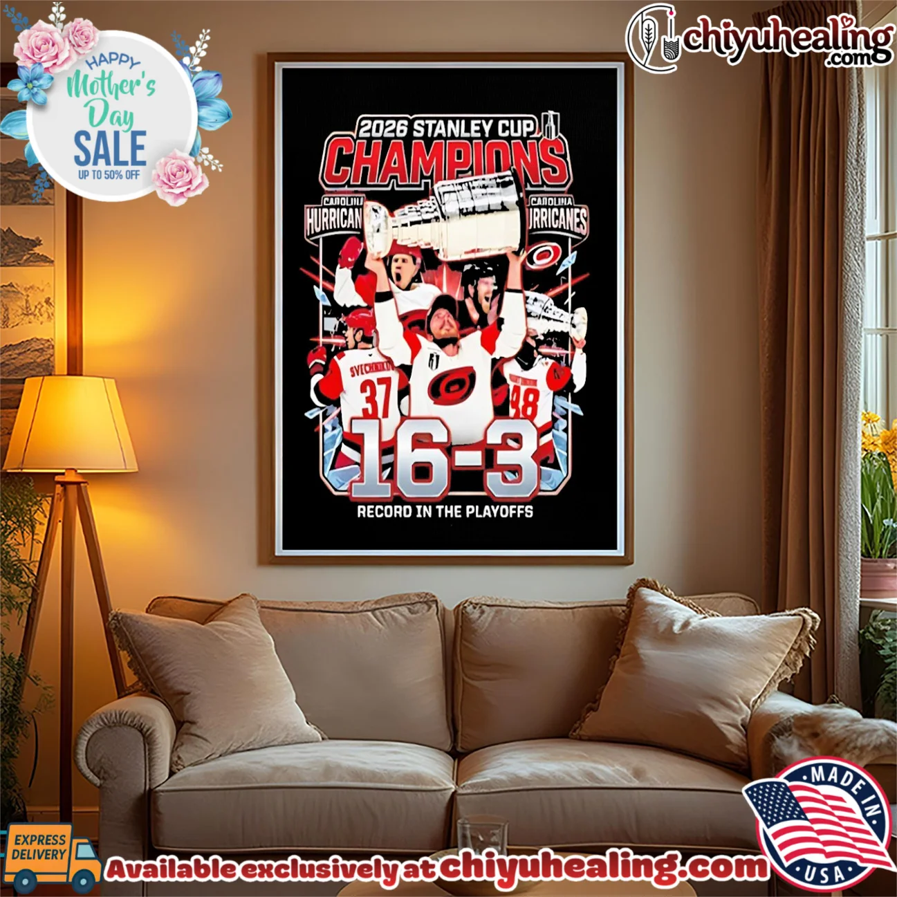 Carolina Hurricanes 2026 Stanley Cup Champions 16-3 record in the playoffs shirt & hoodie Carolina Hurricanes 2026 Stanley Cup Champions 16-3 record in the playoffs