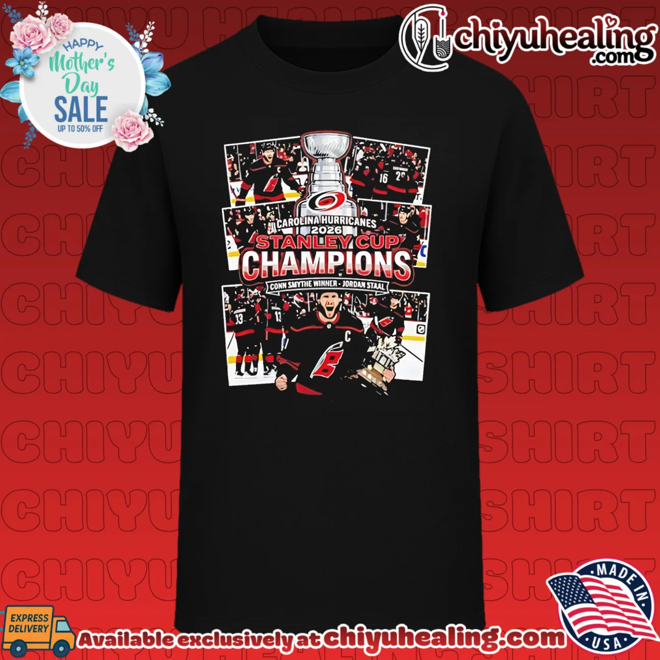 Carolina Hurricanes 2026 Stanley Cup Champions Conn Smythe Winner Jordan Staal