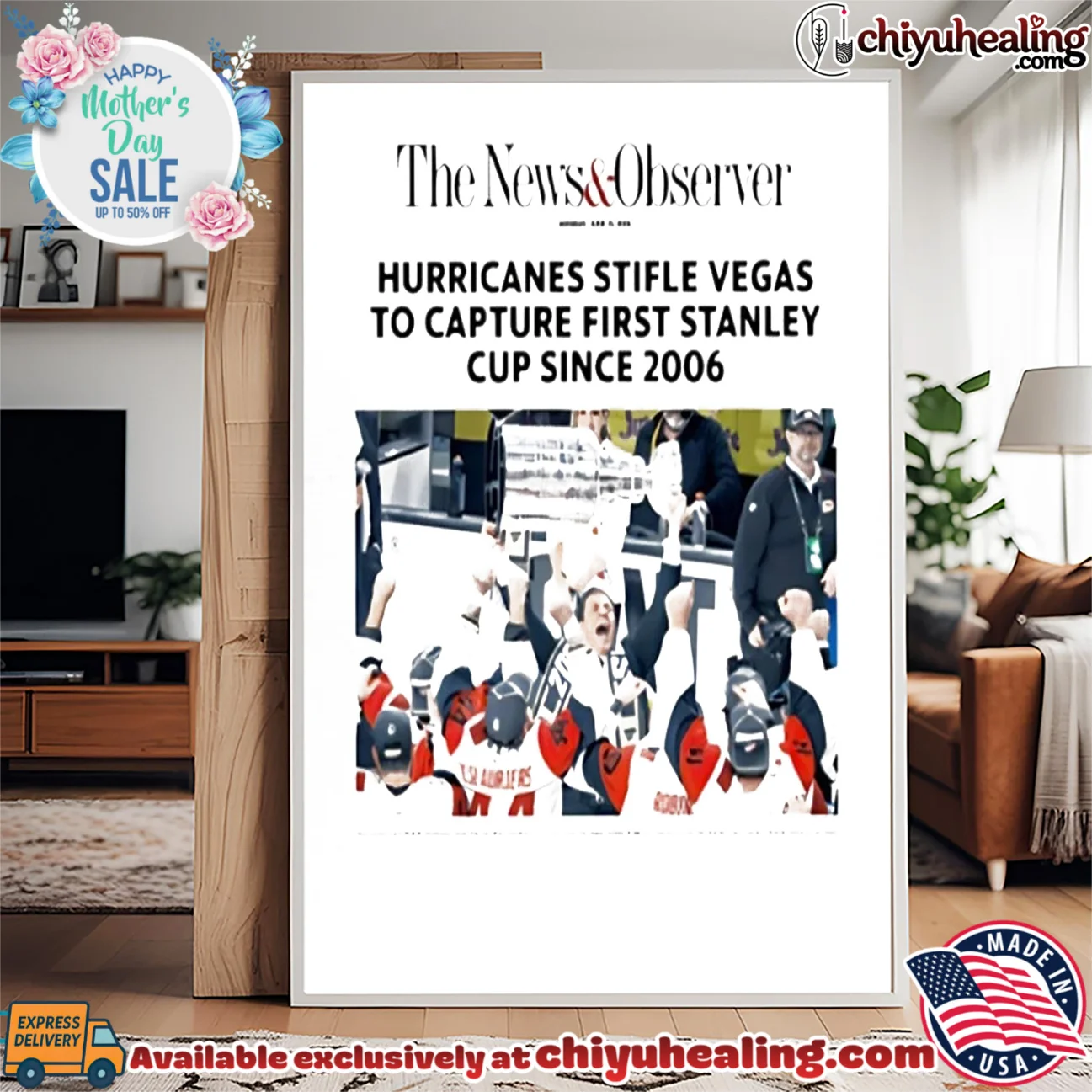 Carolina Hurricanes 2026 Stanley Cup Champions Newspaper Edition shirt & hoodie Carolina Hurricanes 2026 Stanley Cup Champions Newspaper Edition