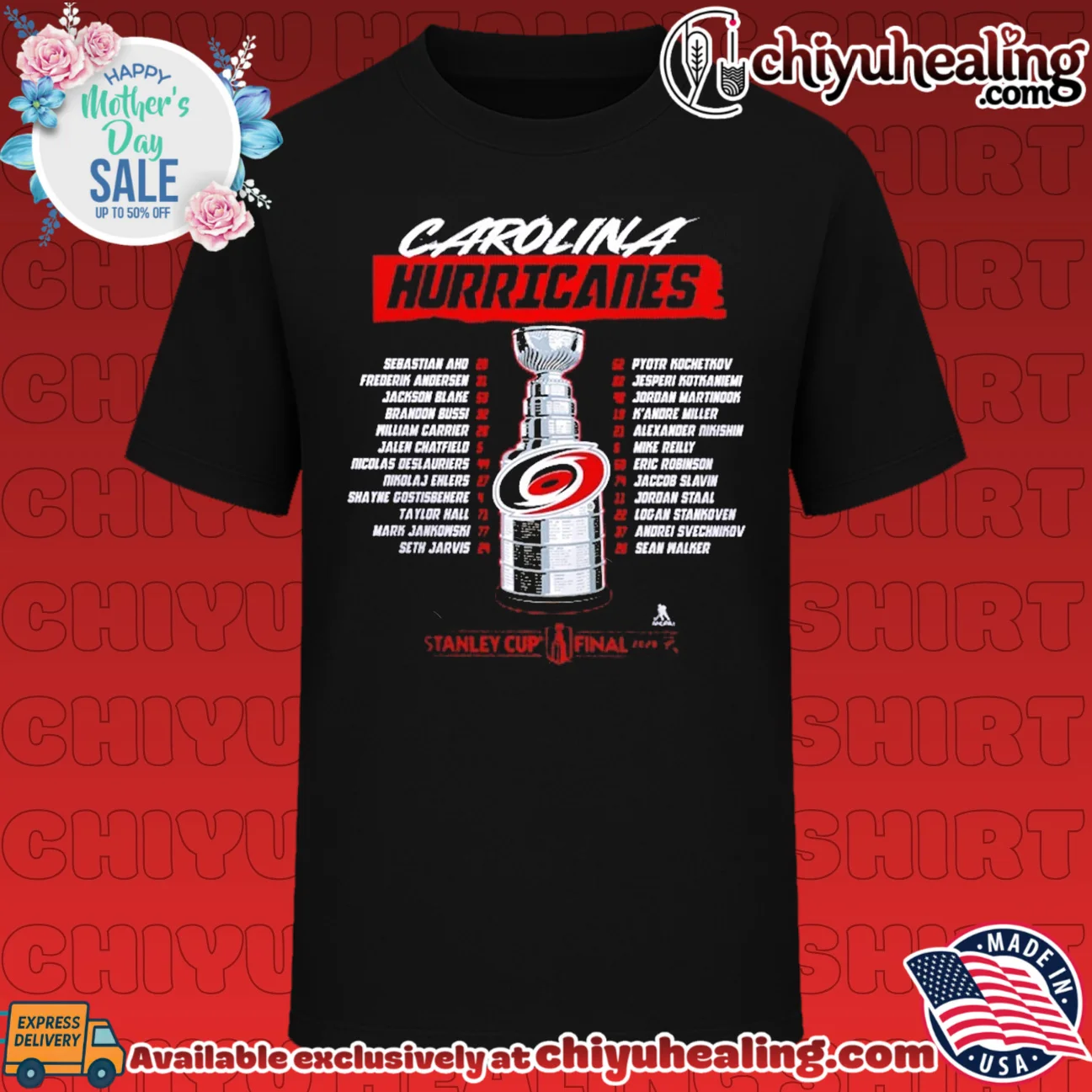 Carolina Hurricanes 2026 Stanley Cup Champions Roster