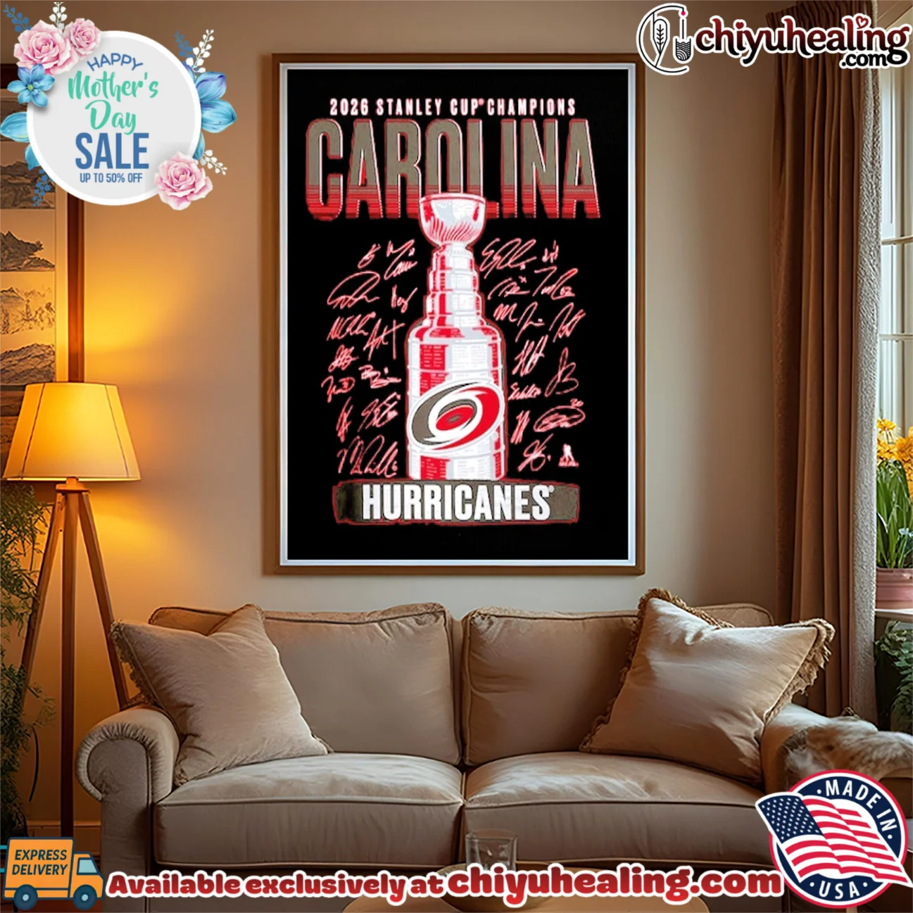 Carolina Hurricanes 2026 Stanley Cup Champions Signature Roster prime shirt & hoodie - Perfect Fan Gift Carolina Hurricanes 2026 Stanley Cup Champions Signature Roster