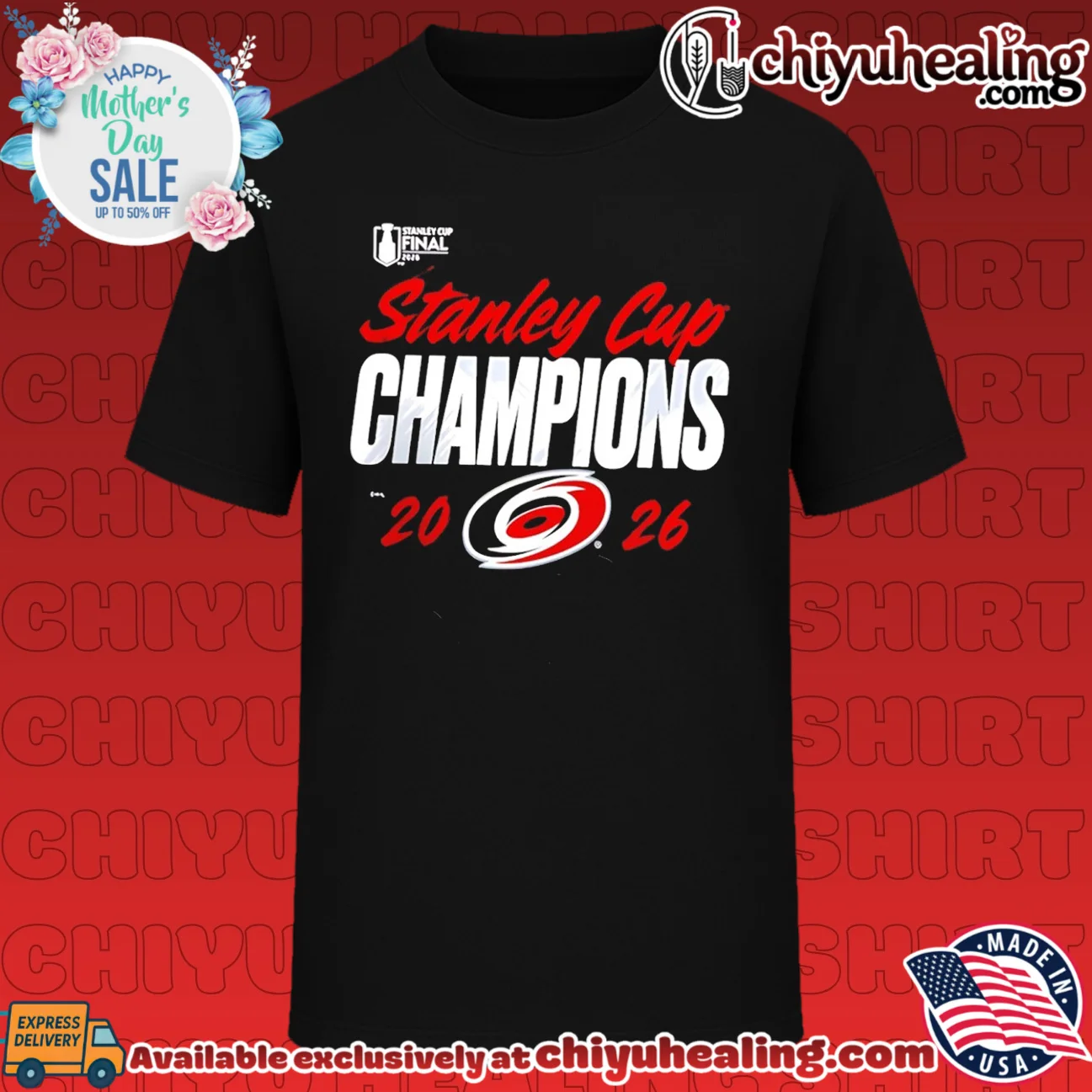 Carolina Hurricanes 2026 Stanley Cup Champions Vintage