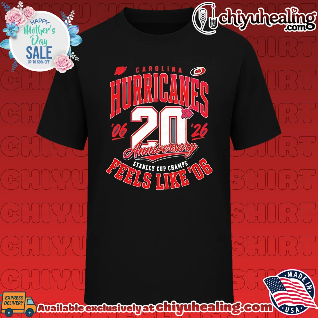 Carolina Hurricanes 20th Anniversary Stanley Cup Champions feels like '06 vintage shirt & hoodie