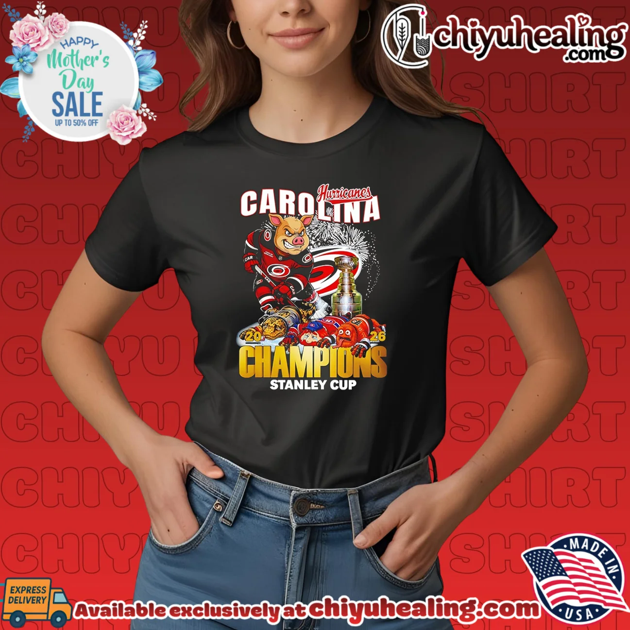 Carolina Hurricanes hockey 2025 2026 Stanley Cup Champions mascot prime shirt & hoodie - Ultimate Tribute Merch Carolina Hurricanes hockey 2025 2026 Stanley Cup Champions mascot