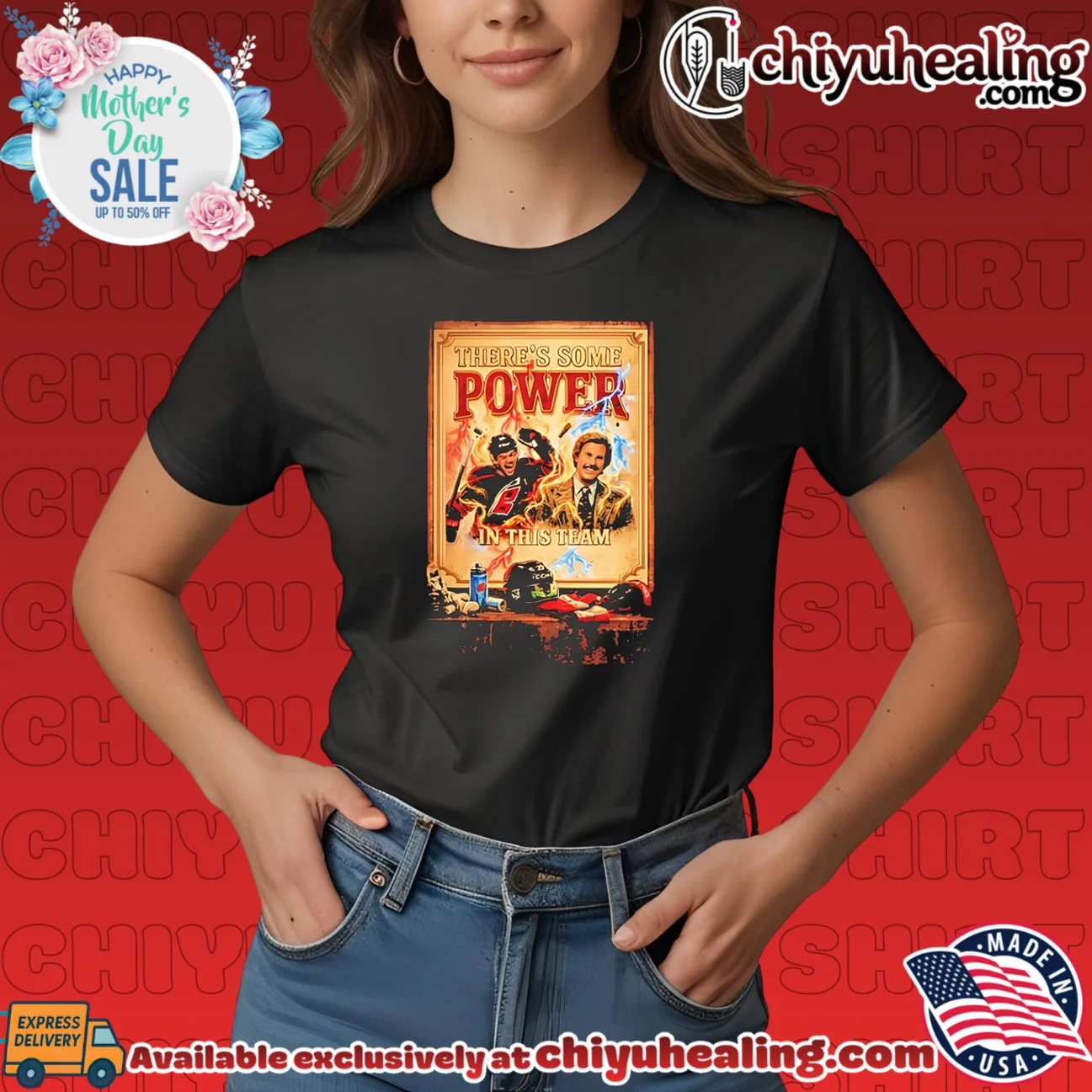 Carolina Hurricanes Logan Stankoven there's some power in this team essential shirt & hoodie | Aesthetic Apparel Carolina Hurricanes Logan Stankoven there's some power in this team