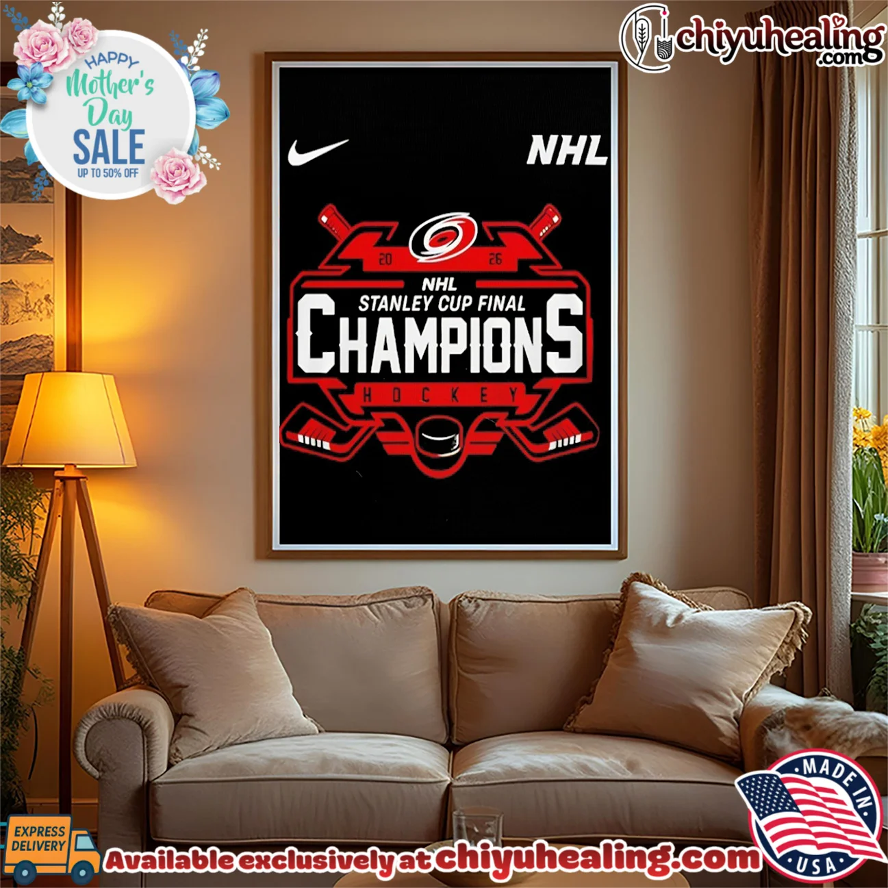 Carolina Hurricanes NHL Stanley Cup Champions 2026 logo classic shirt & hoodie | 2026 Edition Drop Carolina Hurricanes NHL Stanley Cup Champions 2026 logo