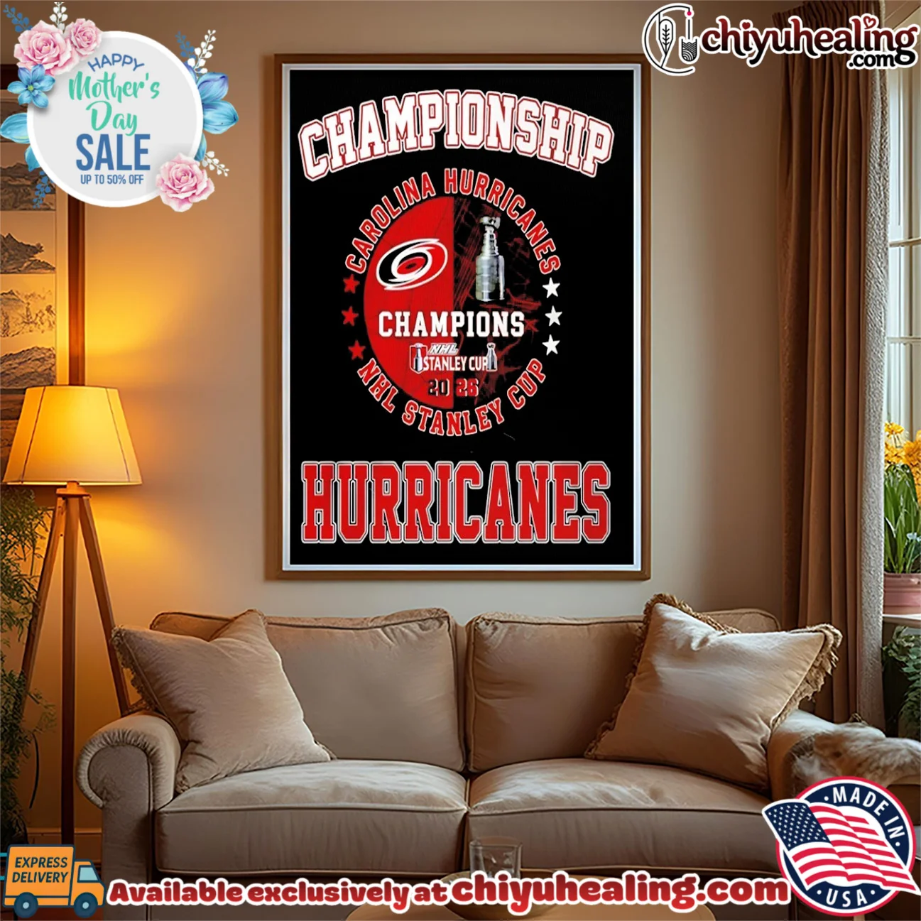 Carolina Hurricanes NHL Stanley Cup Champions 2026 trophy official shirt & hoodie | Aesthetic Apparel Carolina Hurricanes NHL Stanley Cup Champions 2026 trophy