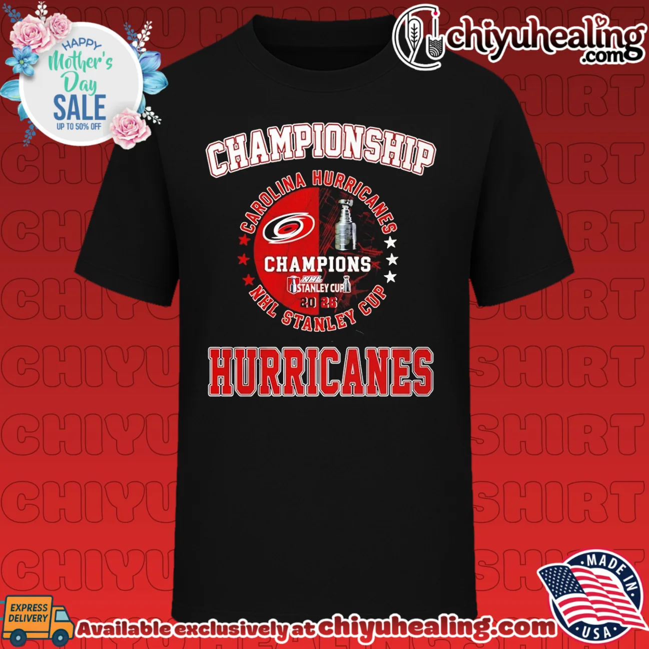 Carolina Hurricanes NHL Stanley Cup Champions 2026 trophy