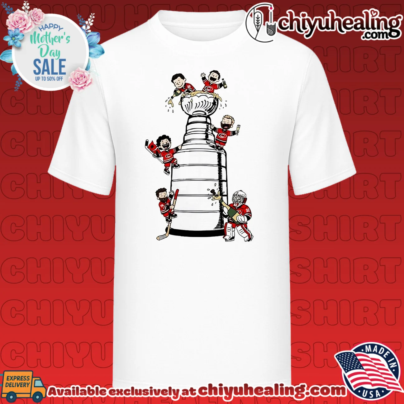 Carolina Hurricanes Stanley Cup Celebration Peanuts Style shirt & hoodie