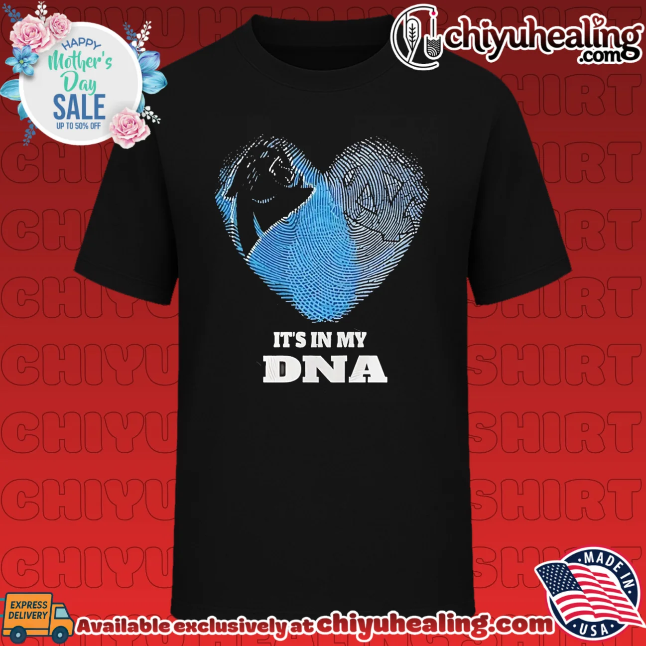Caroline Panthers and North Carolina Tar Heels it's in my DNA shirt & hoodie