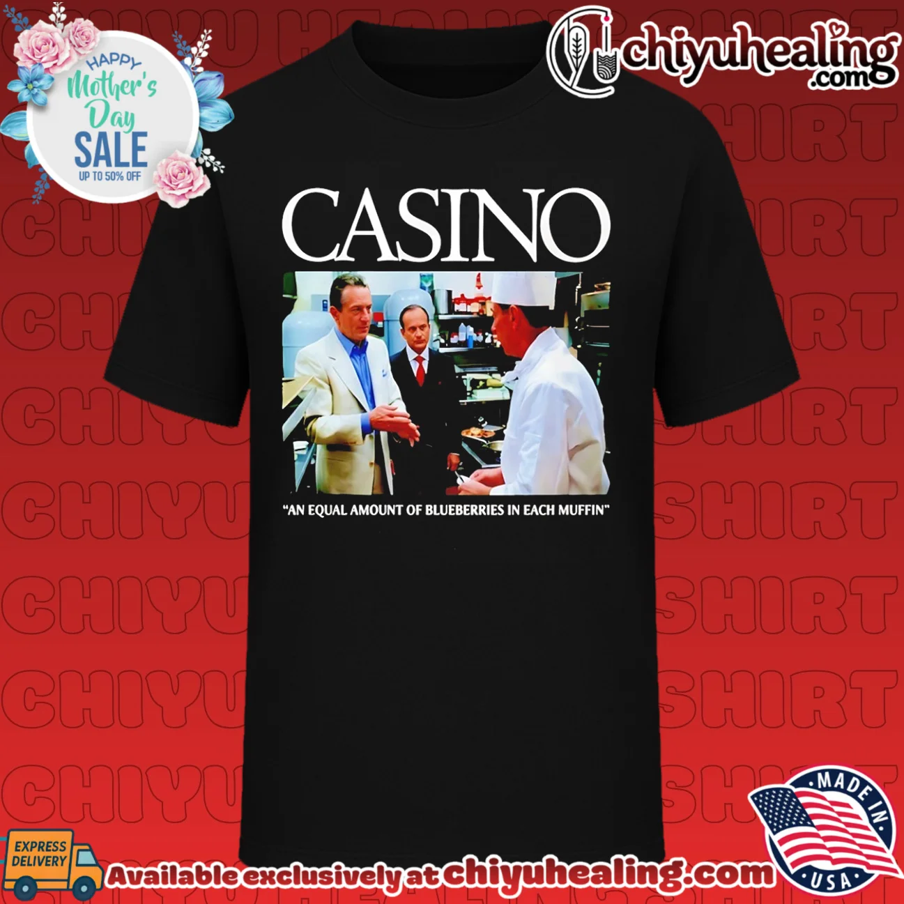 Casino An Equal Amount Of Blueberries In Each Muffin shirt & hoodie