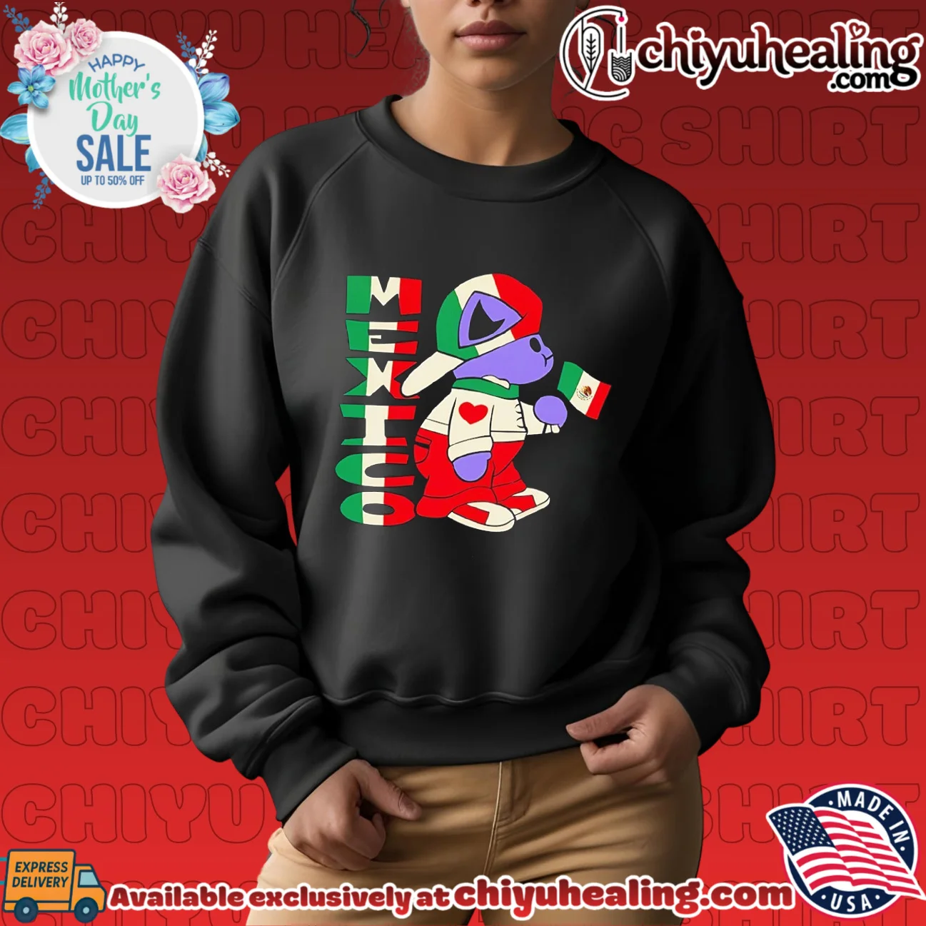 Cat Mexico holding flag graphic essential shirt & hoodie | Iconic Look Cat Mexico holding flag graphic