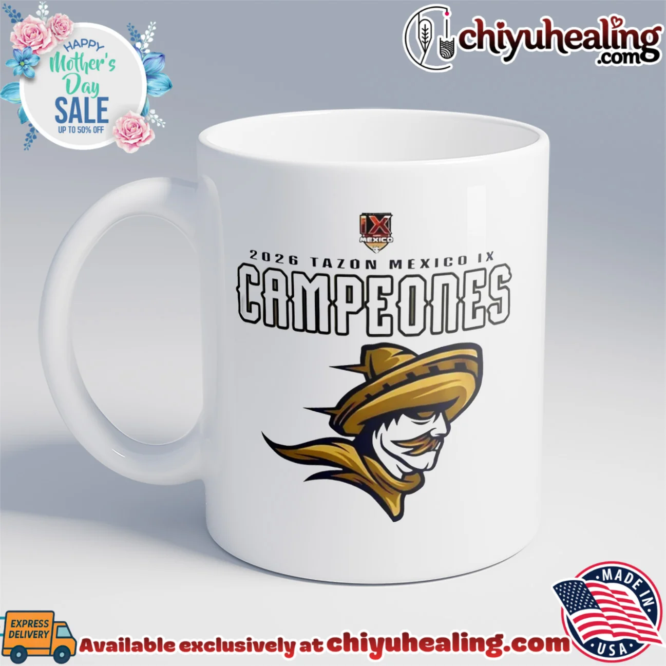 Caudillos de Chihuahua Campeones del Tazón México IX 2026 logo bespoke shirt & hoodie | Aesthetic Apparel Caudillos de Chihuahua Campeones del Tazón México IX 2026 logo