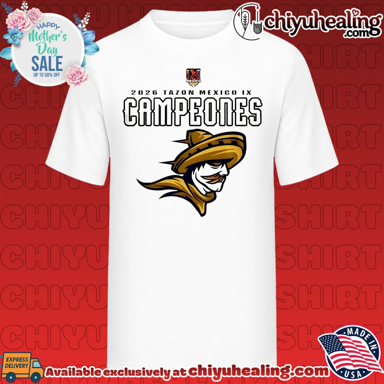 Caudillos de Chihuahua Campeones del Tazón México IX 2026 logo