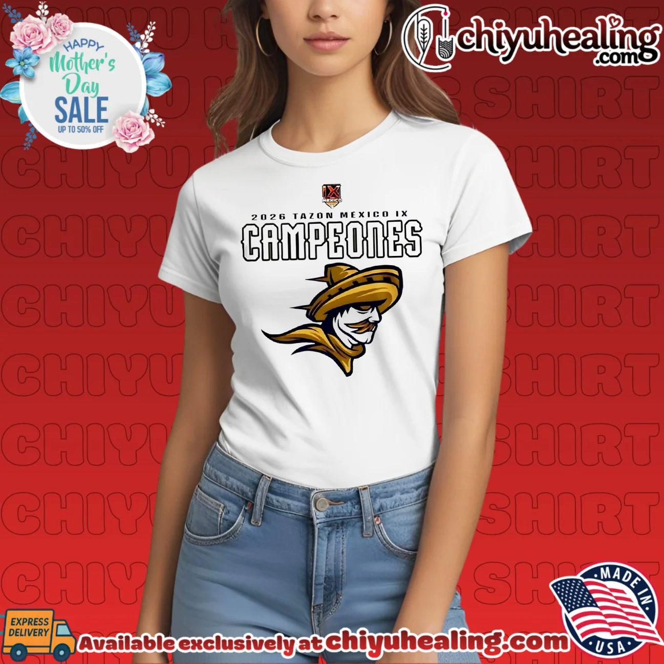 Caudillos de Chihuahua Campeones del Tazón México IX 2026 logo bespoke shirt & hoodie | Aesthetic Apparel Caudillos de Chihuahua Campeones del Tazón México IX 2026 logo
