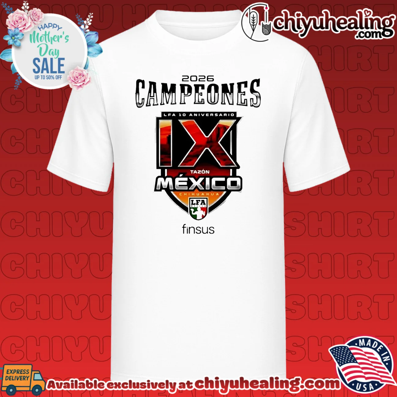 Caudillos de Chihuahua Campeones del Tazón México IX 2026 Playera Conmemo