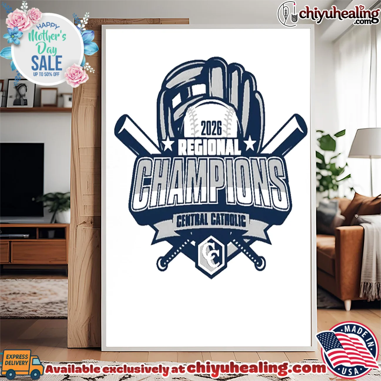Central Catholic 2026 Baseball Regional Champions logo signature shirt & hoodie | Iconic Look Central Catholic 2026 Baseball Regional Champions logo