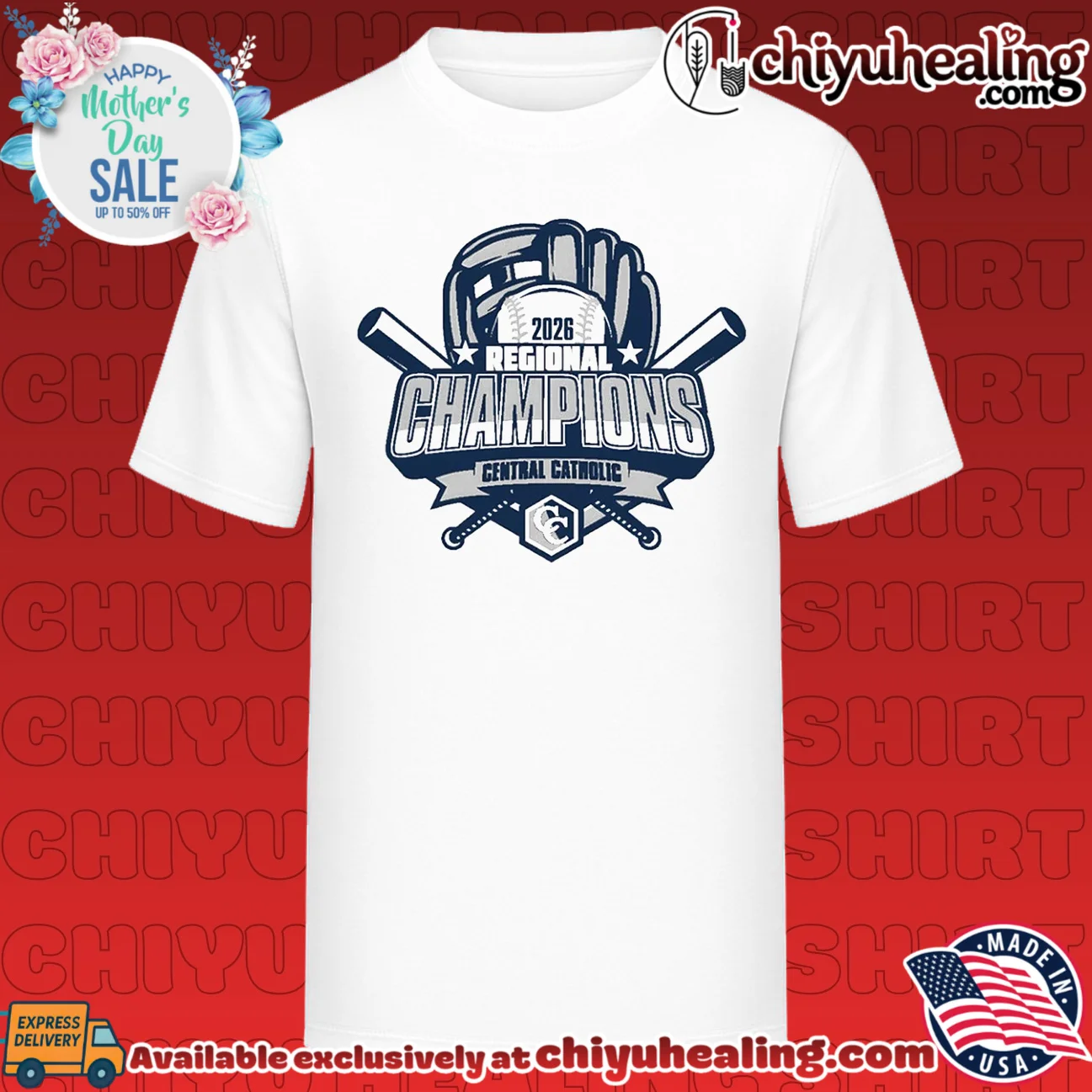 Central Catholic 2026 Baseball Regional Champions logo