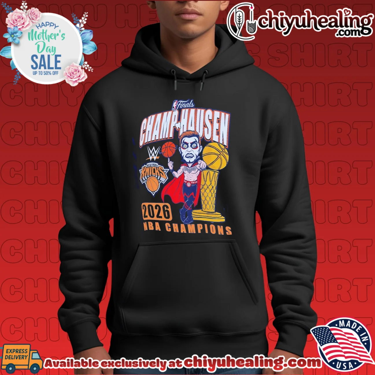 Champhausen Danhausen X New York Knicks 2026 Champions timeless shirt & hoodie - Perfect Fan Gift Champhausen Danhausen X New York Knicks 2026 Champions timeless shirt & hoodie - Perfect Fan Gift