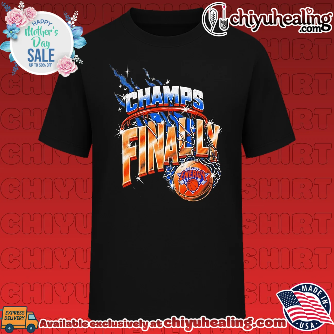 Champs Finally New York Knicks Big Knick Energy shirt & hoodie