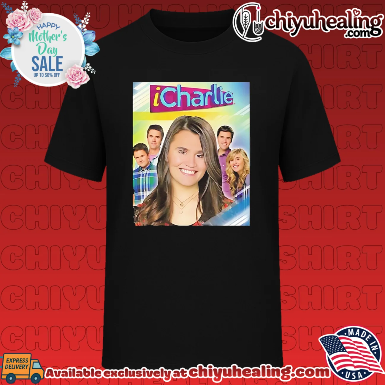 Charlie Kirk iCharlie graphic print meme
