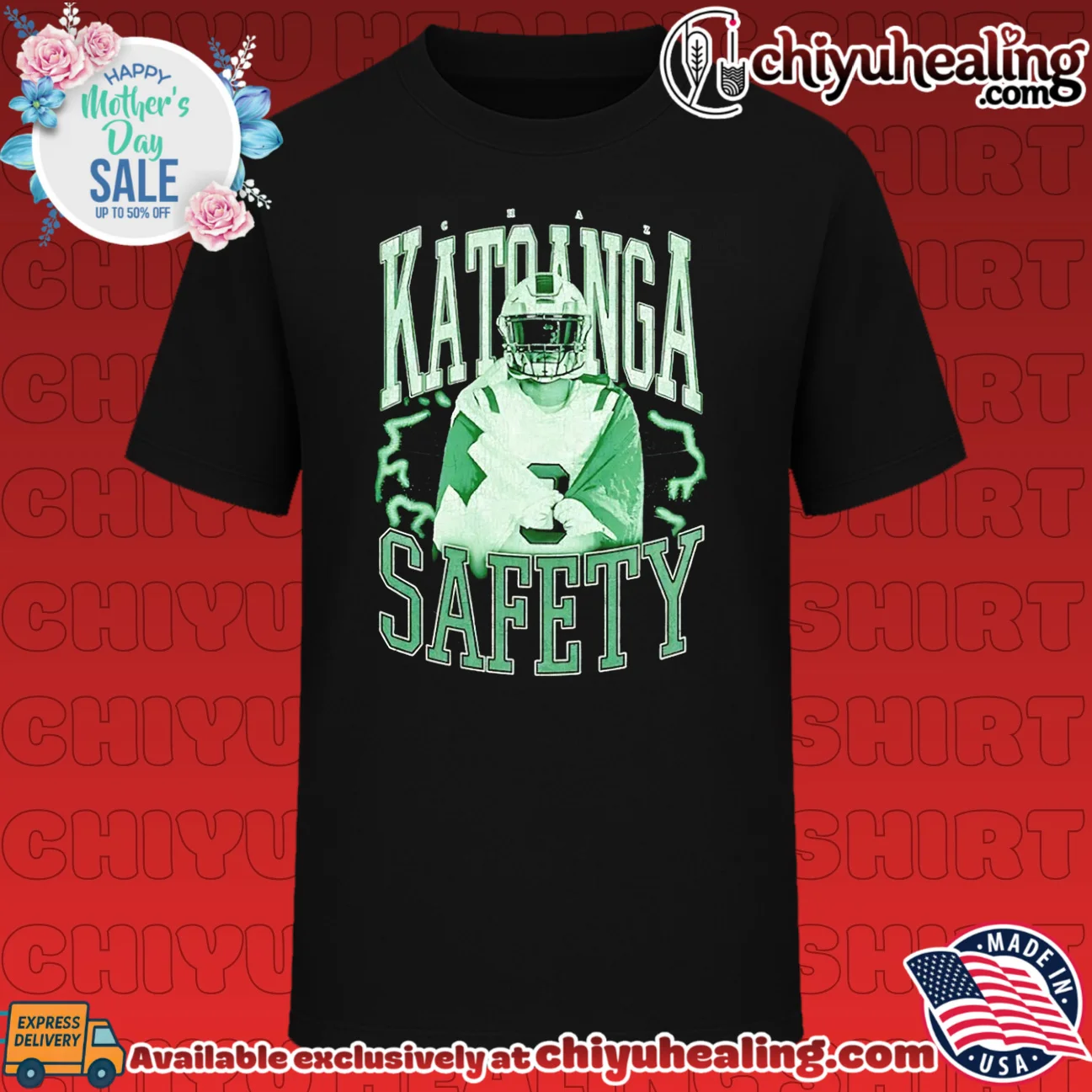 Chaz Katoanga Safety football defensive back graphic