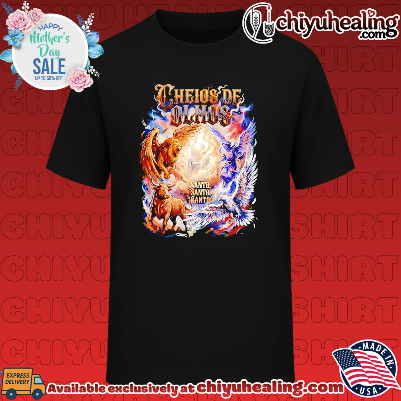 Cheios de olhos santo santo santo shirt