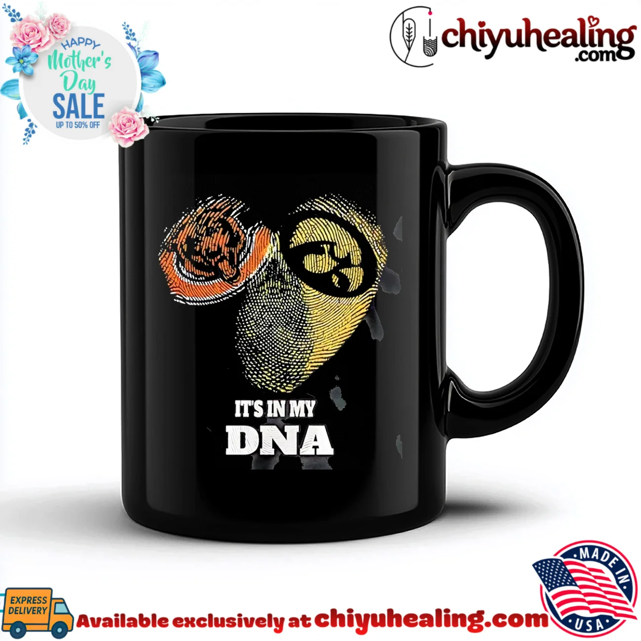 Chicago Bears and Iowa Hawkeyes it's in my DNA vintage shirt & hoodie Chicago Bears and Iowa Hawkeyes it's in my DNA vintage