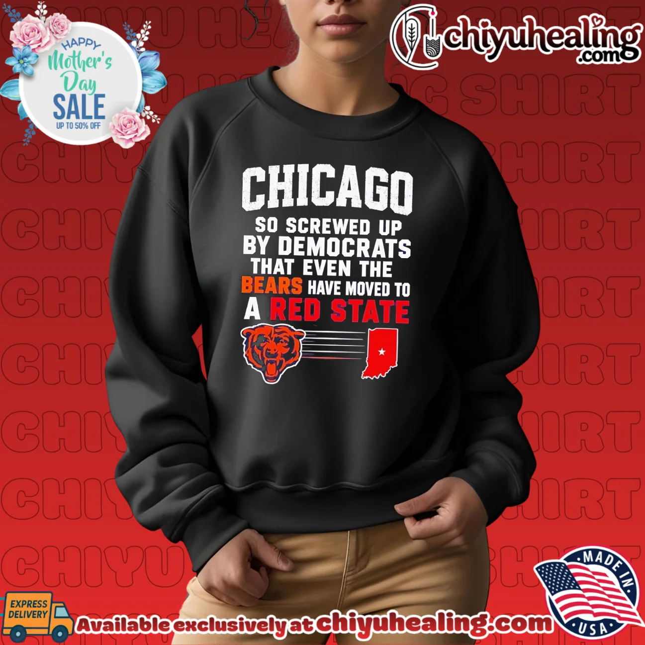 Chicago Bears so screwed up by democrats that even the bears authentic shirt & hoodie | 2026 Edition Drop Chicago Bears so screwed up by democrats that even the bears