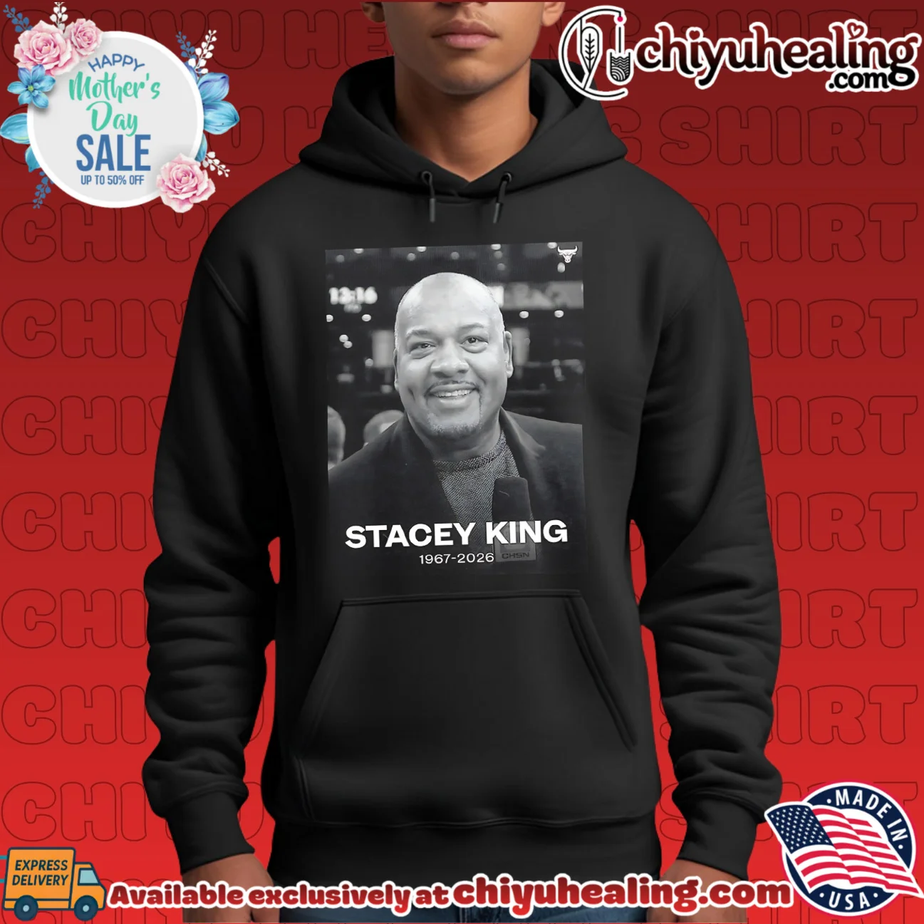 Chicago Bulls logo Stacey King 1967-2026 tribute Rip Legend shirt limited shirt & hoodie | Iconic Look Chicago Bulls logo Stacey King 1967-2026 tribute Rip Legend shirt limited shirt & hoodie | Iconic Look