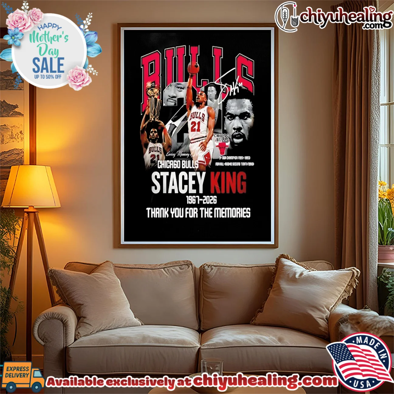 Chicago Bulls Stacey King 1967-2026 thank you for memories essential shirt & hoodie | 2026 Edition Drop Chicago Bulls Stacey King 1967-2026 thank you for memories