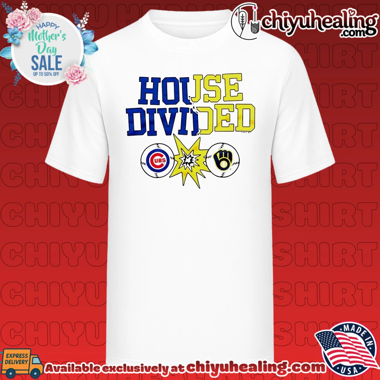 Chicago Cubs vs Milwaukee Brewers House Divided