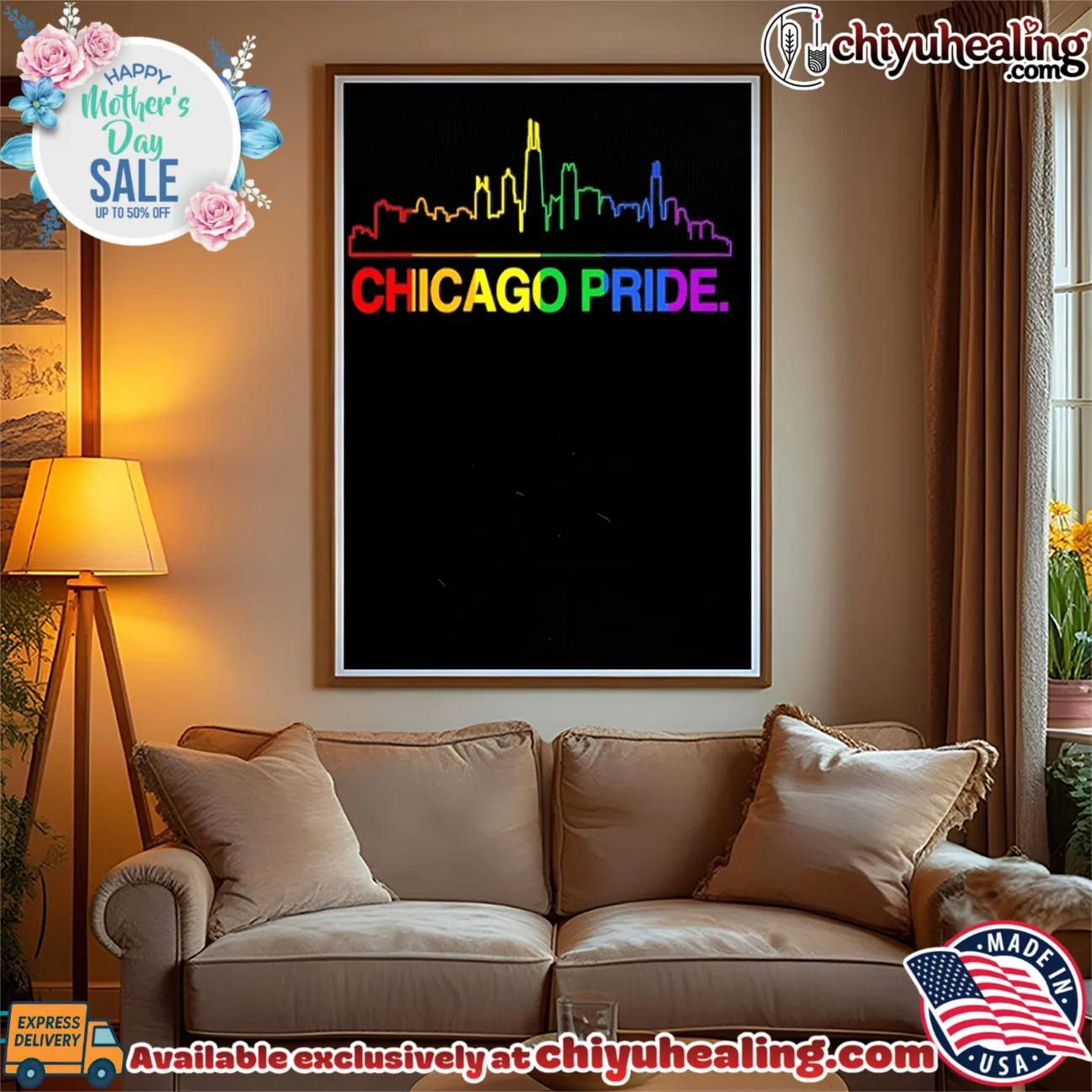 Chicago Pride Skyline 2026 original shirt & hoodie - Premium Streetwear Chicago Pride Skyline 2026