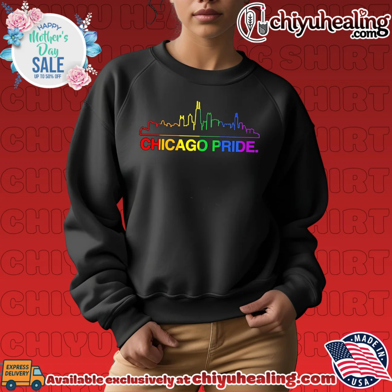Chicago Pride Skyline 2026 original shirt & hoodie - Premium Streetwear Chicago Pride Skyline 2026