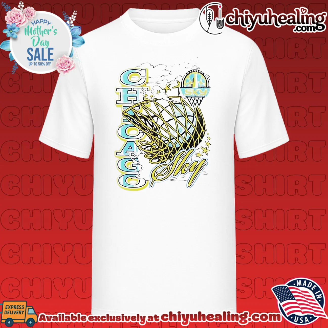 Chicago sky picture collage shirt