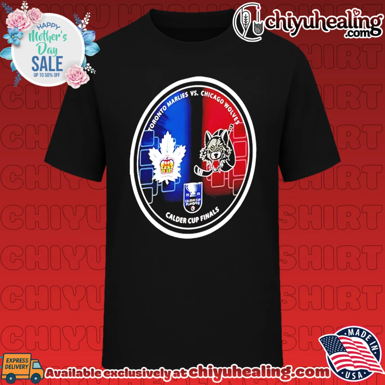 Chicago Wolves vs Toronto Marlies 2026 Calder Cup Playoffs Finals Textured