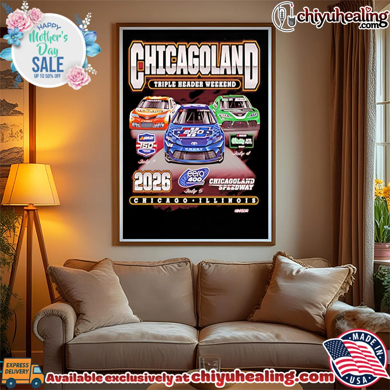 Chicagoland Speedway Triple Header 2026 ultimate shirt & hoodie | Limited Stock Edition Chicagoland Speedway Triple Header 2026