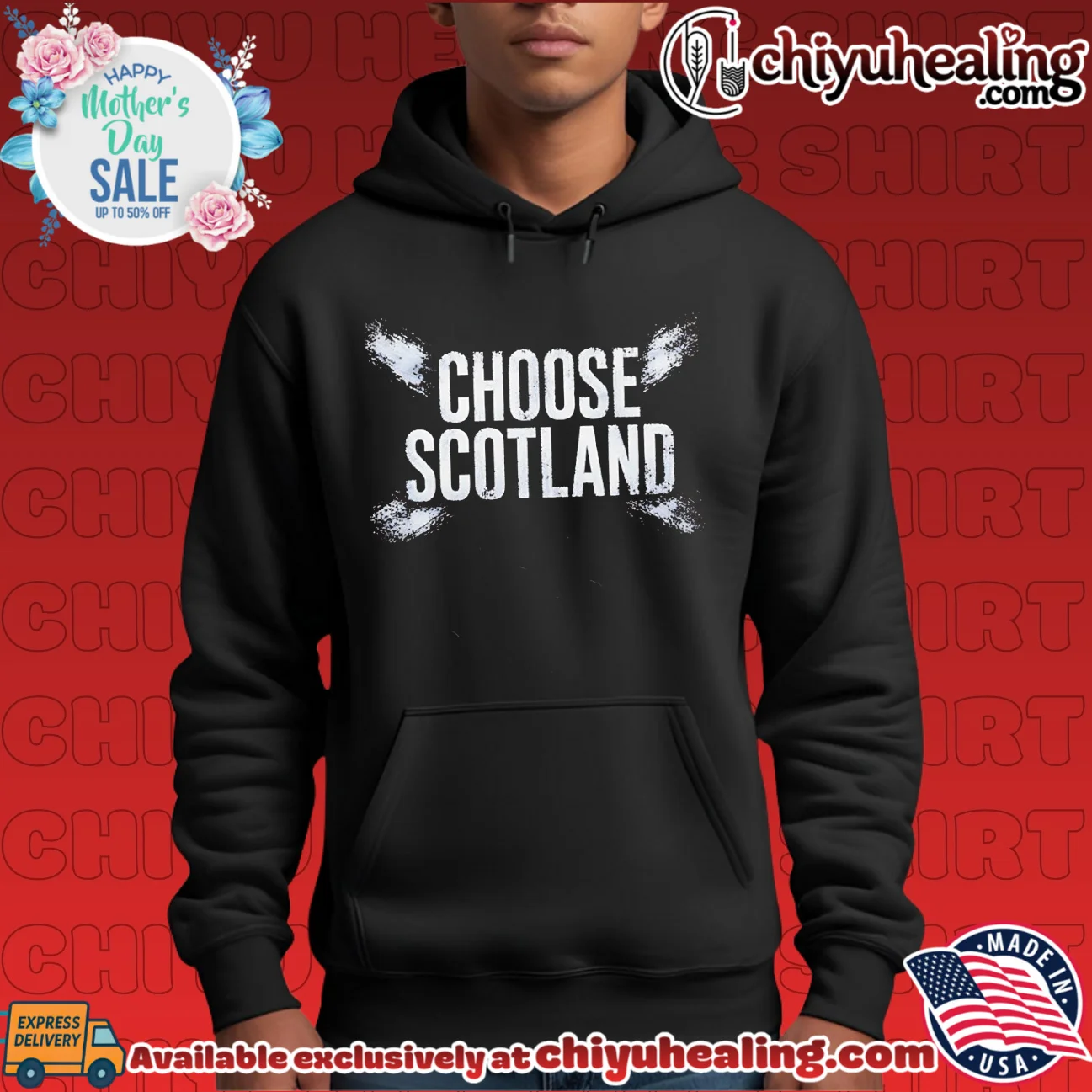 Choose Scotland flag 2026 statement shirt & hoodie - The Fan Collection Choose Scotland flag 2026 statement shirt & hoodie - The Fan Collection