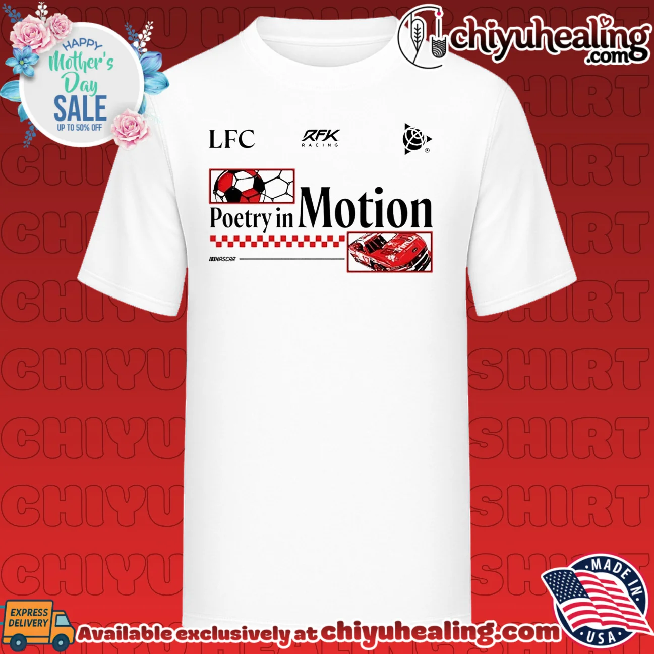 Chris Buescher LFC RFK Racing Poetry in Motion NASCAR shirt & hoodie