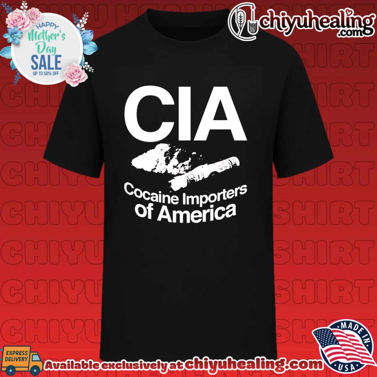 CIA Cocaine Importers of America conspiracy theory shirt & hoodie