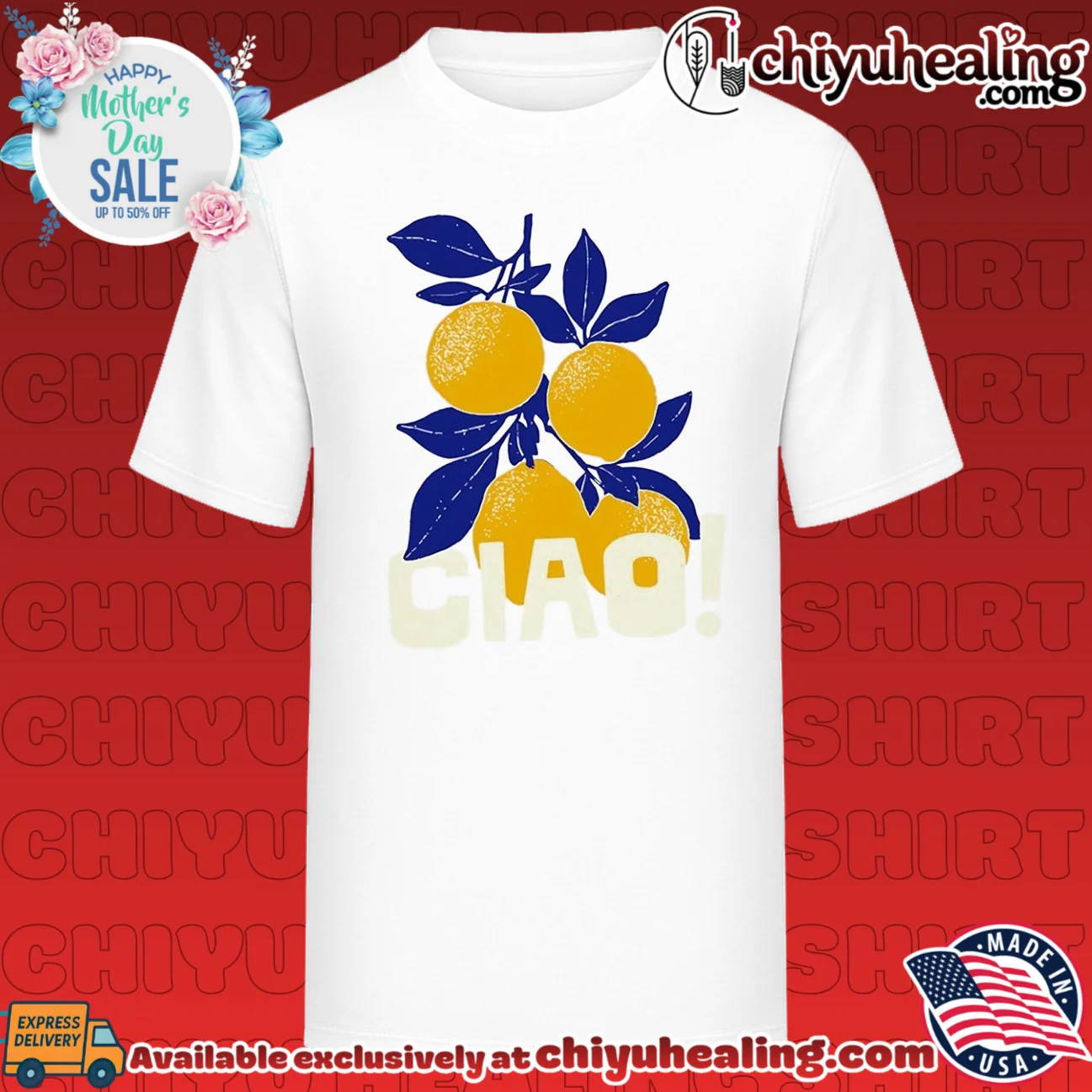 Ciao Italian Lemon Amalfi Coast Graphic