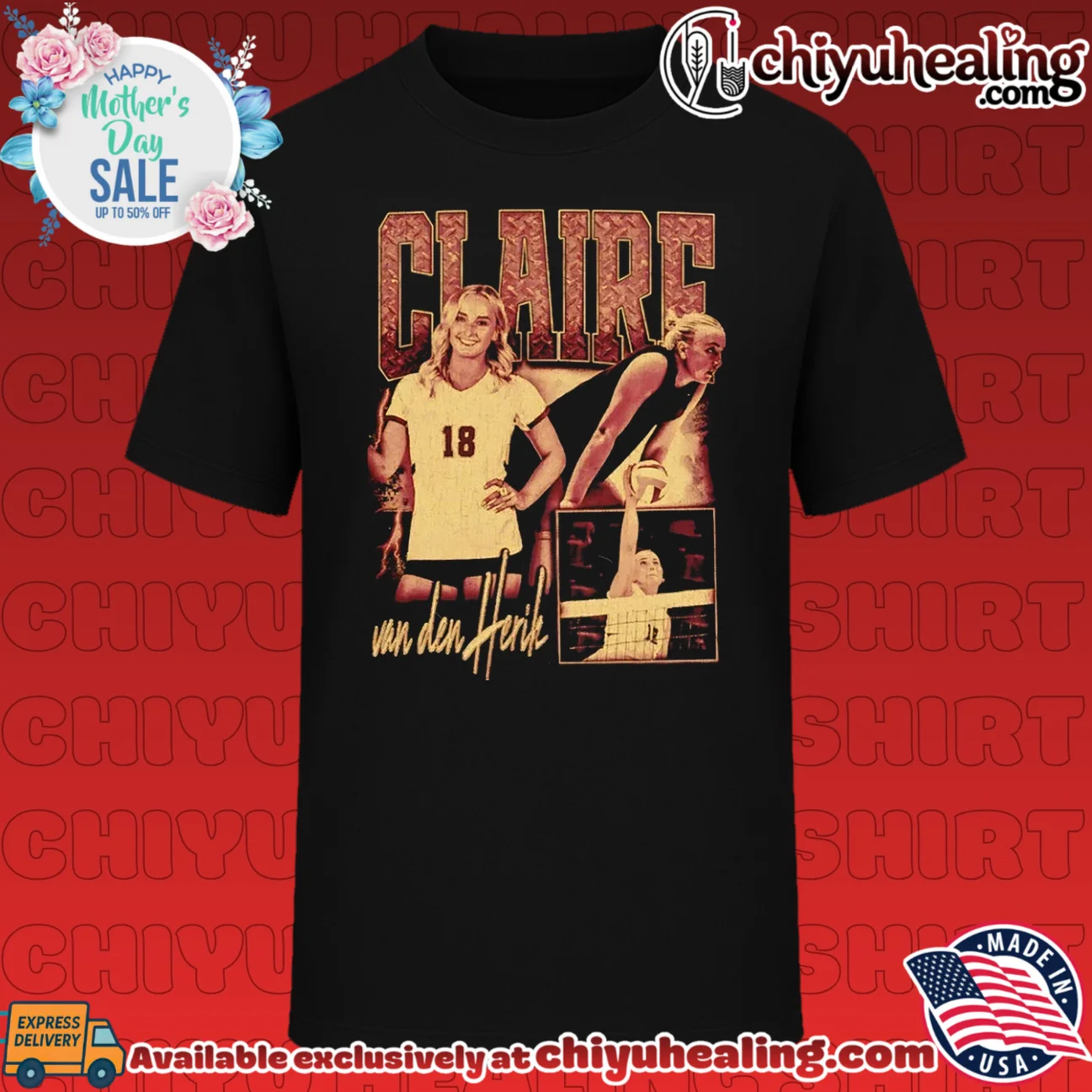 Claire van den Herik Volleyball Player athlete shirt & hoodie