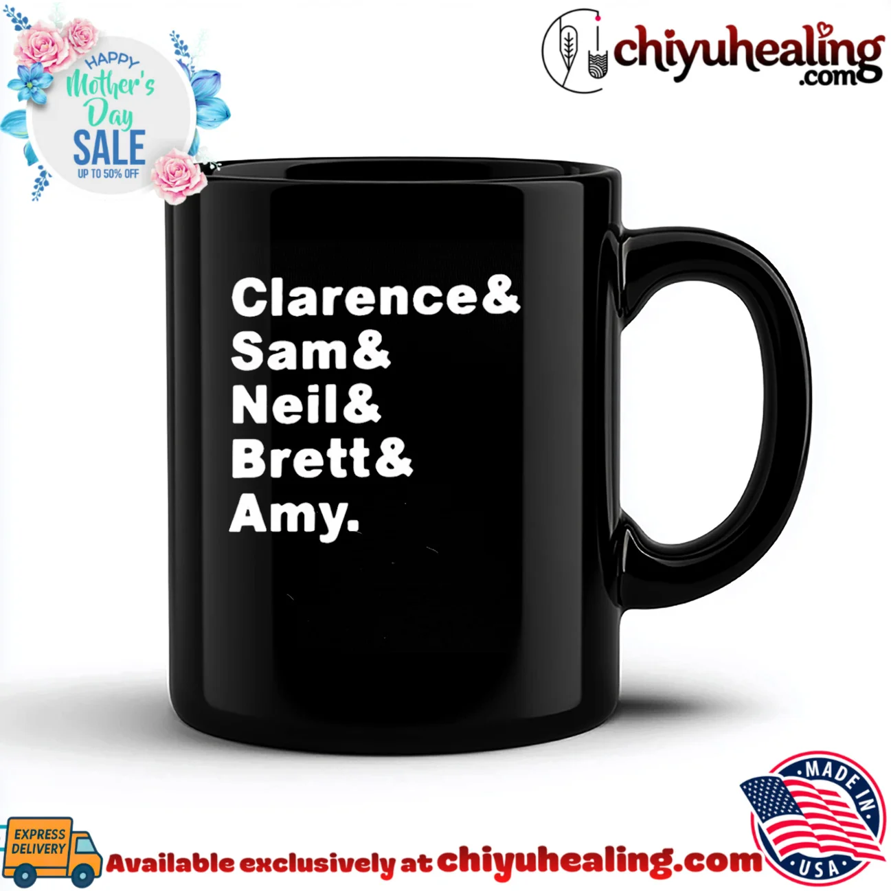 Clarence & Sam & Neil & Brett & Amy names list shirt & hoodie Clarence & Sam & Neil & Brett & Amy names list shirt & hoodie