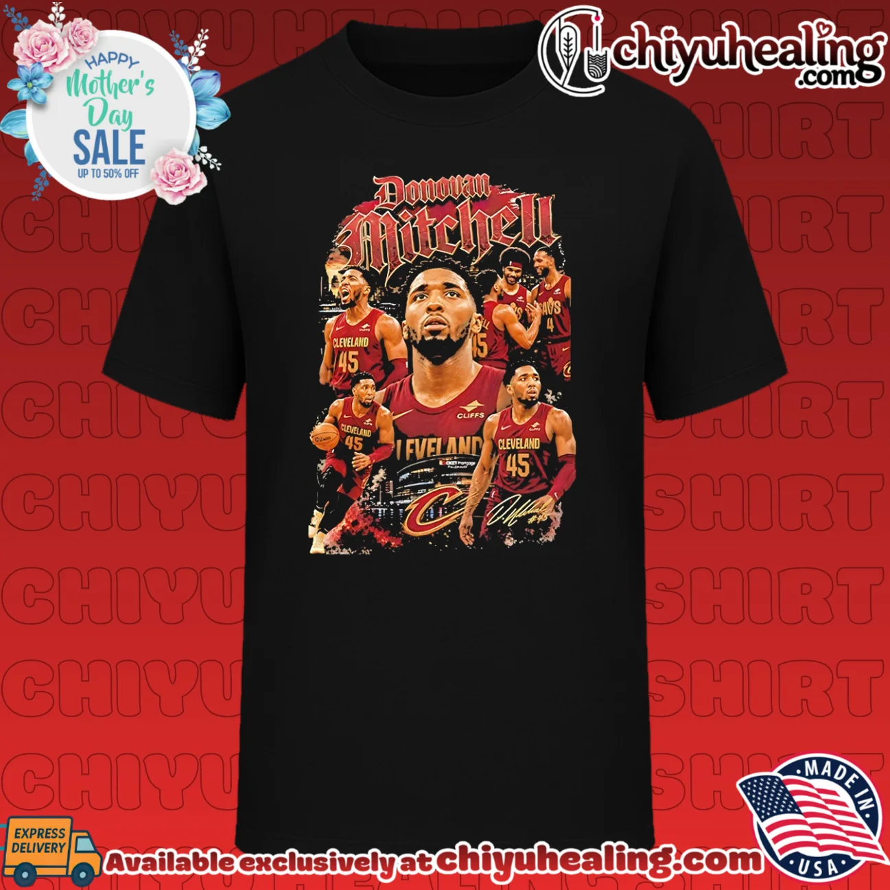 Cleveland Cavaliers Donovan Mitchell vintage