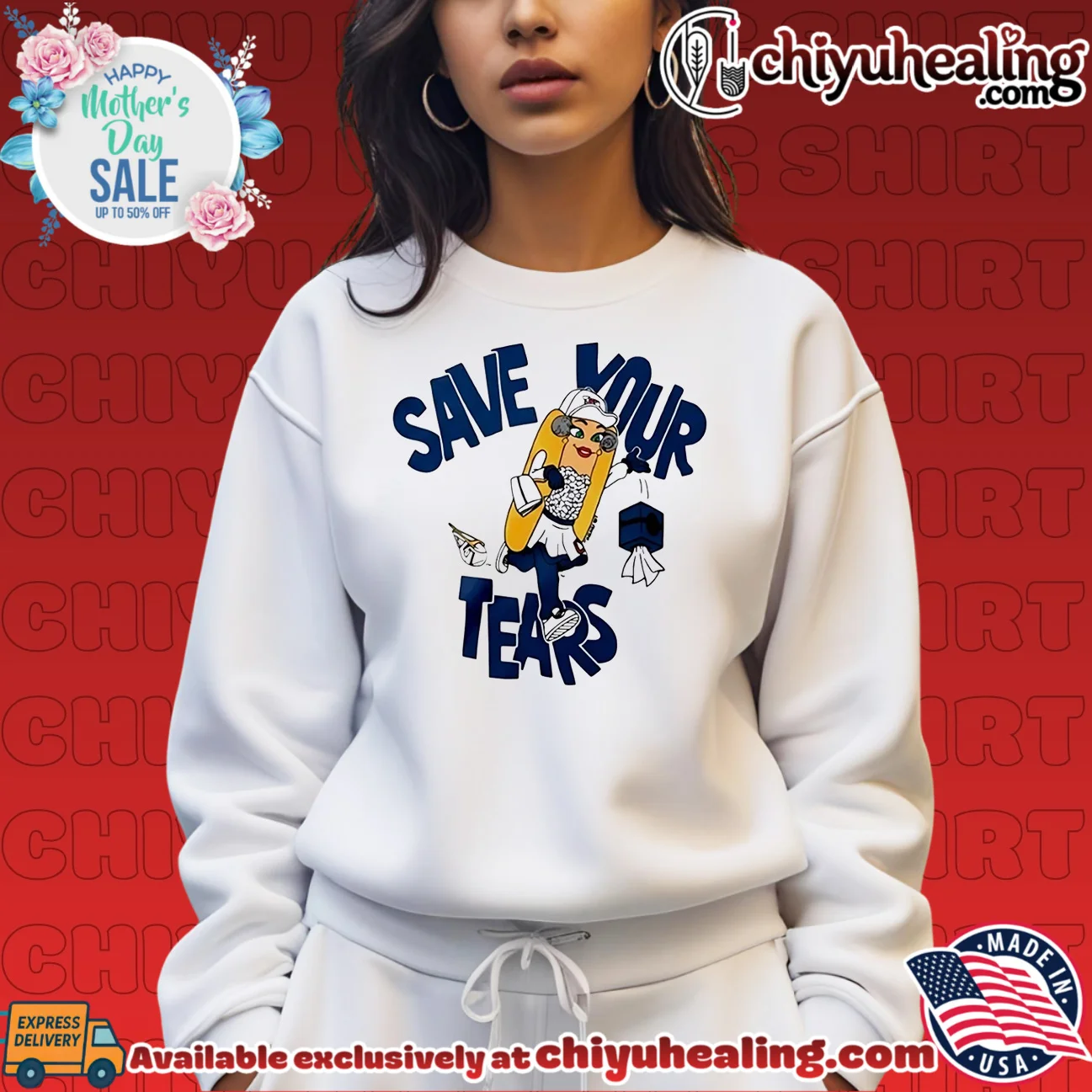 Cleveland Guardians Save Your Tears Hot Dog masterpiece shirt & hoodie | Modern Street Style Cleveland Guardians Save Your Tears Hot Dog