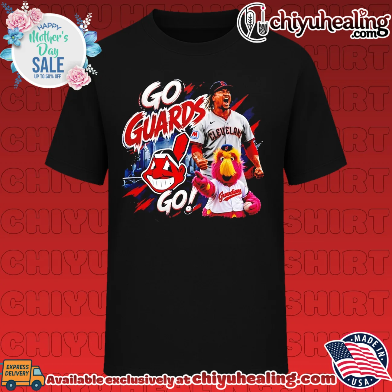 Cleveland Indians Go Guards mascot graphic