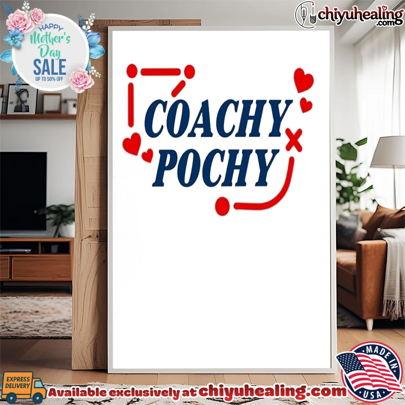 Coachy Pochy Coach Cute Hearts Sports Playbook Soccer shirt & hoodie Coachy Pochy Coach Cute Hearts Sports Playbook Soccer shirt & hoodie