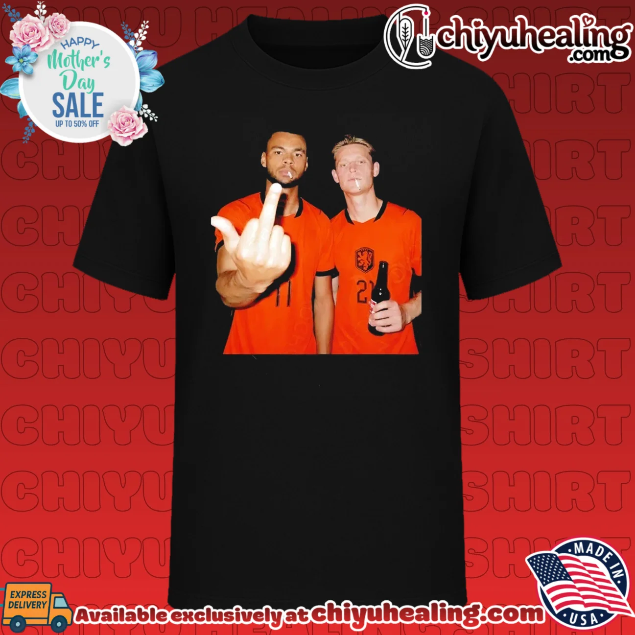 Cody Gakpo and Frenkie de Jong Netherlands National Football Team shirt & hoodie